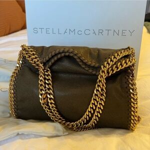 Stella McCartney Falabella Mini Tote Bag - olive